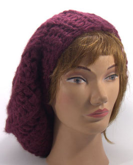 Alpaka Beanie bordeaux