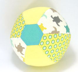 Ballonball hellgelb/türkis/Schildkrötchen