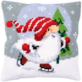 Kerstkabouter op ijs