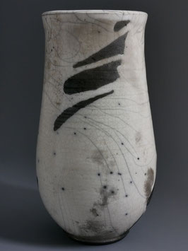 Raku Vase