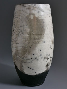 Raku Vase