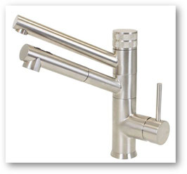 Wasserhahn WB-H 09 satiniert mit Brausenauszug
