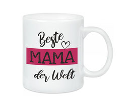 Keramik-Tasse "Beste Mama der Welt"