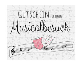 Puzzle/Gutschein "Musicalbesuch"