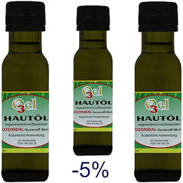 Ozonöl-Hautöl 3Stck. à 100ml