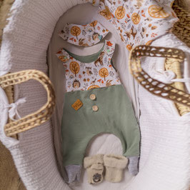 ❤ Highline Baby Komplettset blau "süße Waldfreunde"