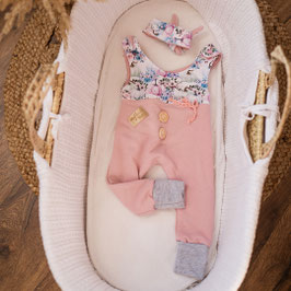 ❤ Highline Baby Set rosa  "Strampler Kürbis"
