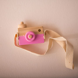 Kamera Holz rosa
