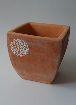 Hochwertiger Tontopf "Blumenkugel"