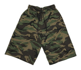SHAKA Wear BAGGY FLEECE SHORTS Woodland Camo