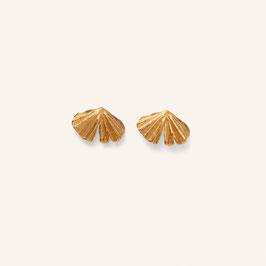 Ohrstecker "AUTUMN LEAF" vergoldet