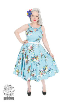Robe Heart & Roses Blue Lizzi
