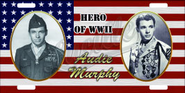 Plaque Immat Audie Murphy
