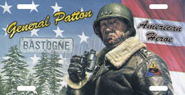 Plaque Immat General Patton Bastogne