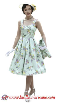 Robe Dolly & Dotty Light Blue Flowers