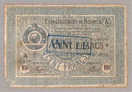 Banque de la Nouvelle-Calédonie 100 francs (1875)