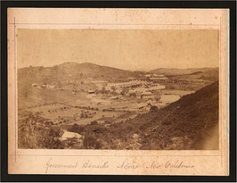 Allan Hughan (1834-1883), Nouméa (attr. à) :  Vue de la Caserne en construction (1874)