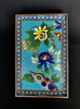 Plateau à opium en cloisonné #5