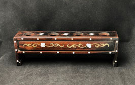 Porte-fourneaux à opium à quatre trous