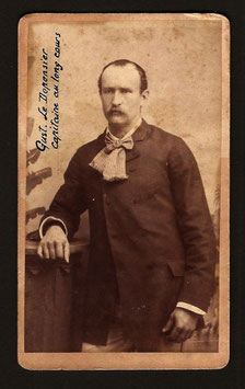 CDV : Walter F. Dufty, Nouméa : " Gust. Le Dépensier capitaine au long cours " (1885)