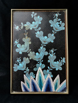 Plateau à opium en cloisonné #3