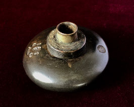 Fourneau de pipe à opium en grès noir