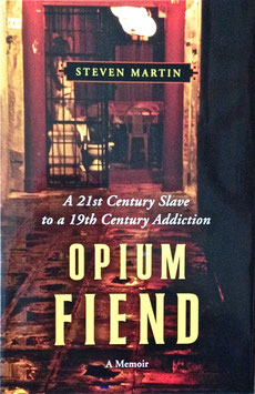 Le dernier livre de Steven Martin : Opium Fiend