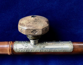 Pipe à opium, en bambou et ivoire #18