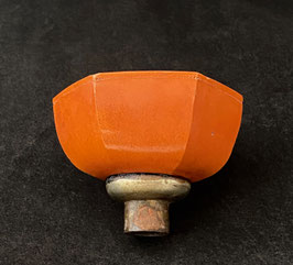Fourneau de pipe hexagonal en terre cuite #22