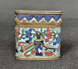 Boîte à opium en cloisonné #6
