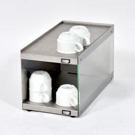 Cup Warmer Add-on Module Glass right/Stainless Steel left