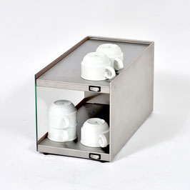 Cup Warmer Add-on Module Glass left/Stainless Steel right