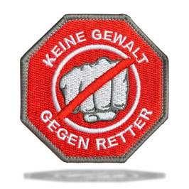 Patch Keine Gewalt gegen Retter