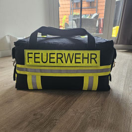 Feuerwehrtasche - dunkelblau/gelb