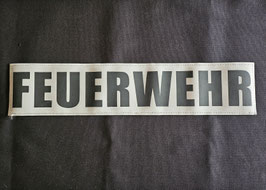 Schild "FEUERWEHR" grau/schwarz