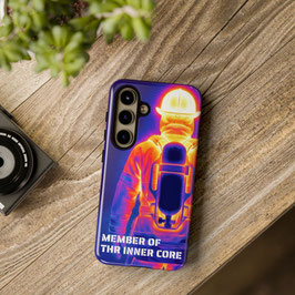 Samsung Galaxy Tough Case „MEMBER OF INNER CORE“ – Das originelle Geschenk für Feuerwehrmänner mit Durchblick (S22-25)