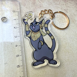 Cat with Ankh Charm