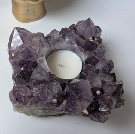 Amethyst Teelichthalter