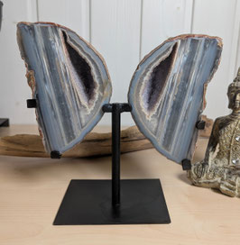 Achat auf Metallständer