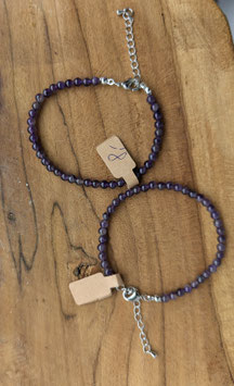 Fußkette Amethyst