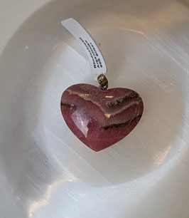 Rhodochrosit Herz  Anhänger