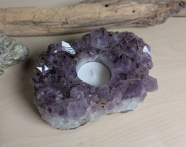 Amethyst Teelichthalter