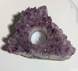 Amethyst Teelichthalter
