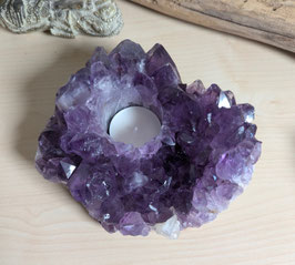 Amethyst Teelichthalter