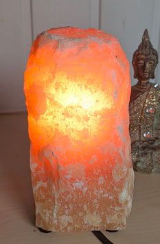 Orangen-Calcit-Leuchte