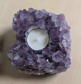 Amethyst Teelichthalter