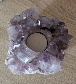 Amethyst Teelichthalter