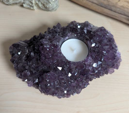 Amethyst Teelichthalter