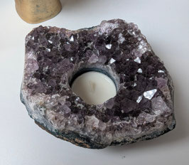 Amethyst Teelichthalter