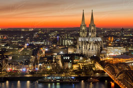 Sonnenuntergang über Köln / Ausschnitt 78/2